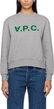 A.P.C. Classic Gray Elisa Sweatshirt Size XS